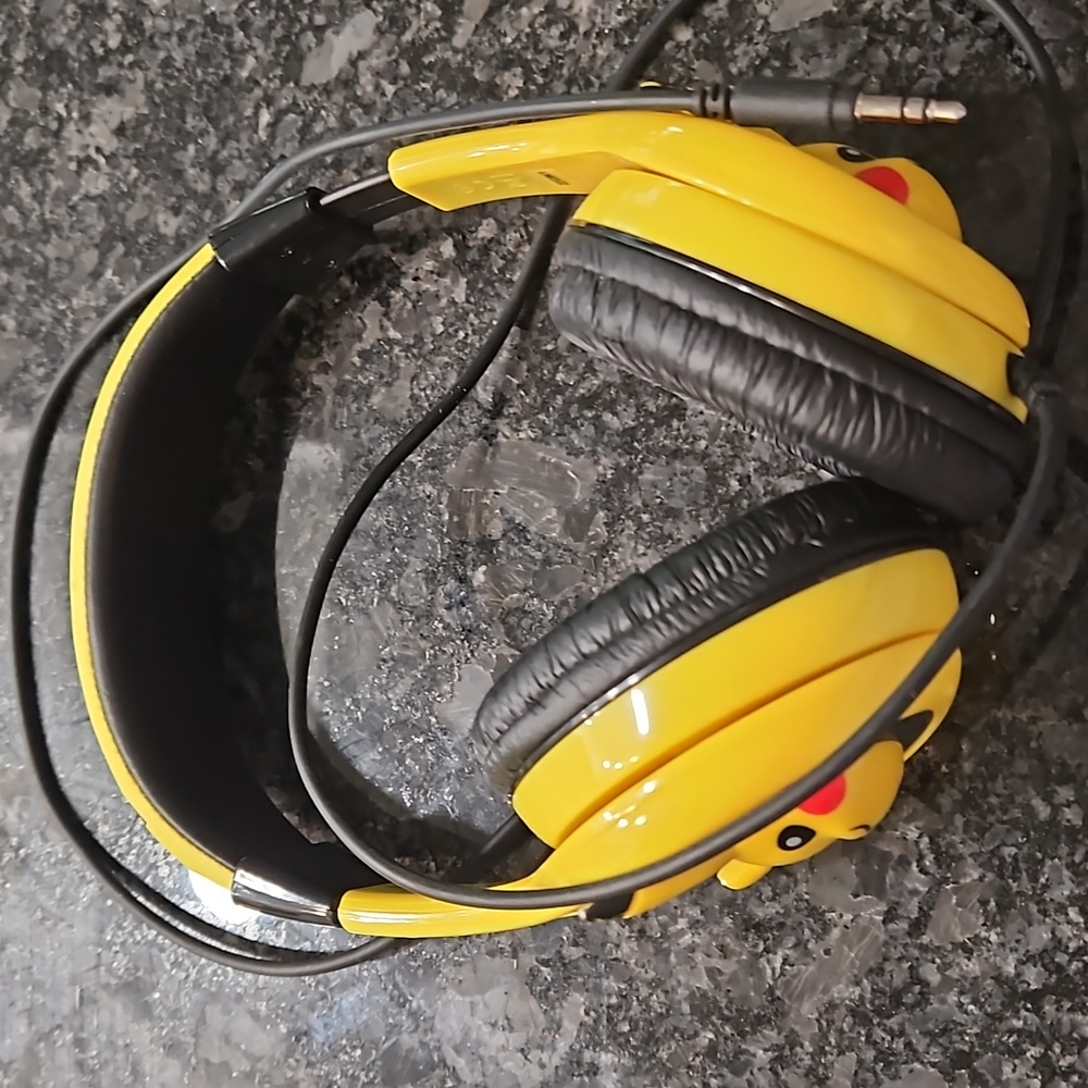 Pikachu headphones